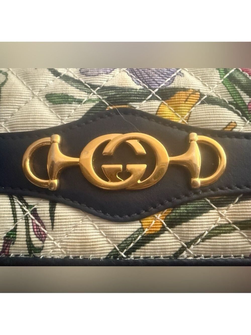 GUCCI ZUMI FLORA CANVAS LEATHER LONG BIFOLD WALLET 8BE1524
. - Picture 15 of 16